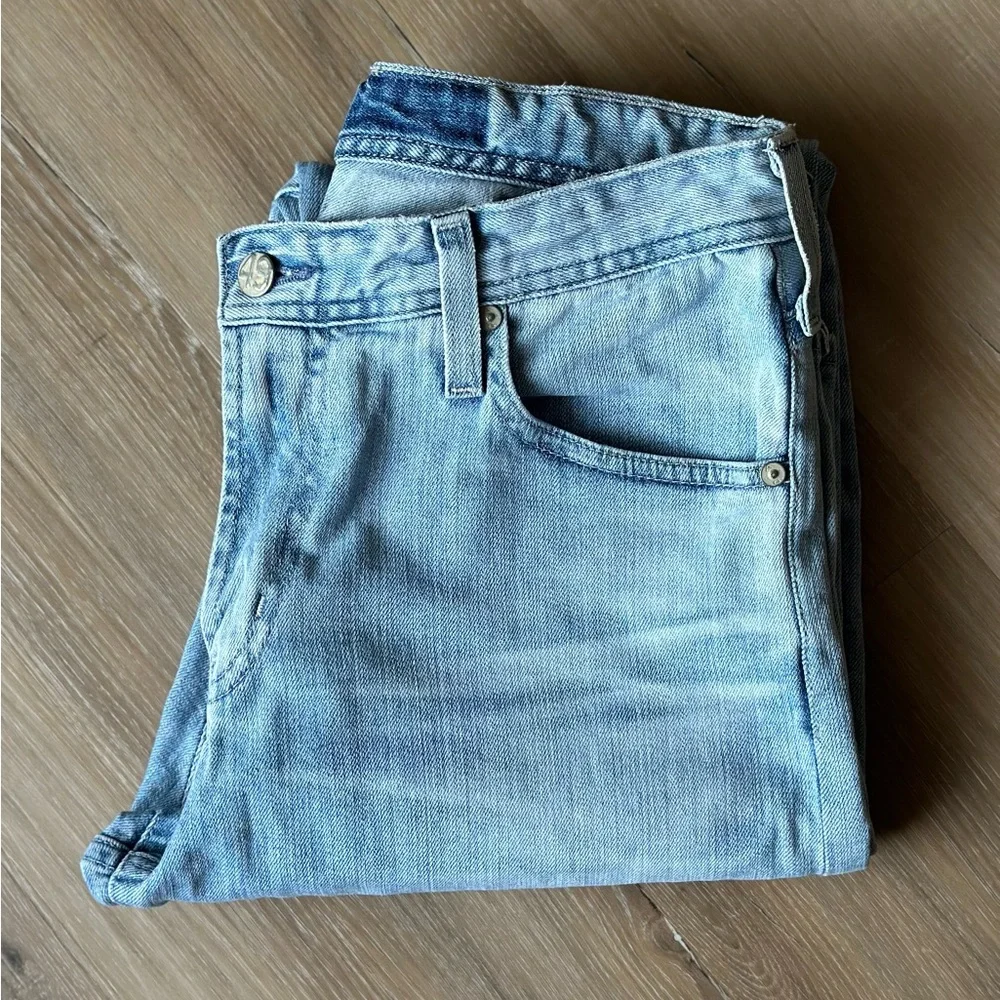 AG Adriano Goldschmied Men’s Light Blue Straight Jeans - Picture 11 of 11